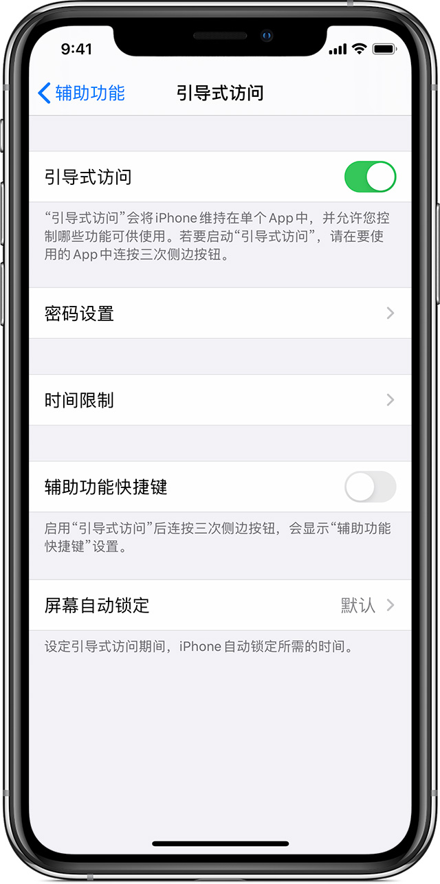 宁强苹果手机维修分享如何在 iPhone 上退出引导式访问 