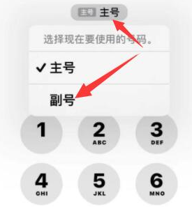 宁强苹果14维修店分享iPhone 14 Pro Max使用副卡打电话的方法 